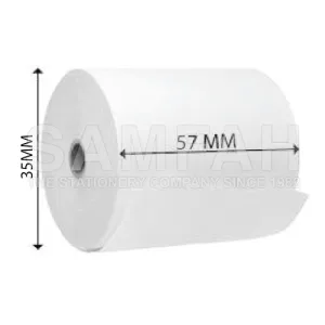 57MM X 35MM X 12MM THERMAL ROLL CORELESS