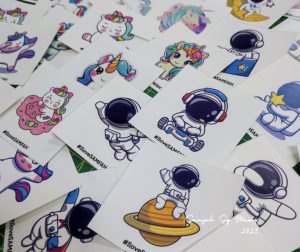 SAM’S PAPER STICKER A5 READY STOCK