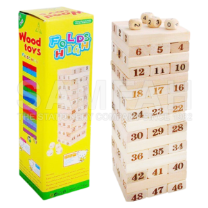 WOODEN NUMBER STACKING BLOCK