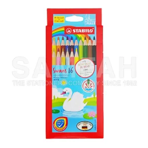 STABILO SWANS COLOUR PENCIL 16S