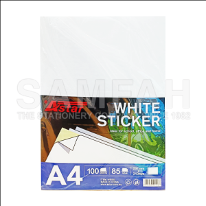 ASTAR WHITE STICKER PAPER