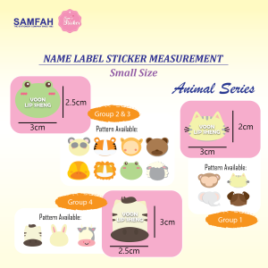 SAM’S NAME LABEL VALUE PACKS (SMALL SIZE)