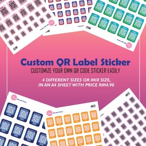 SAM’S CUSTOM QR LABEL STICKER MIX SIZE 33S