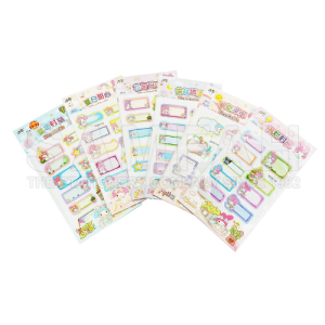 MY MELODY NAME STICKER LABEL