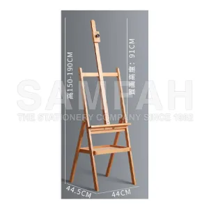 FOLDABLE WOOD EASEL W TRAY
