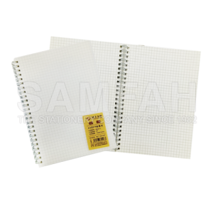 TRANSPARENT A5 NOTE BOOK GRID/BLANK/LINES/DOTS