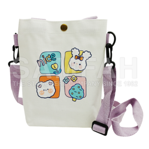 CUTE CANVAS TOTE BAG