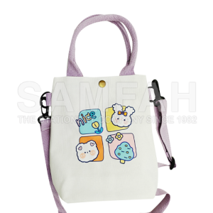 CUTE CANVAS TOTE BAG