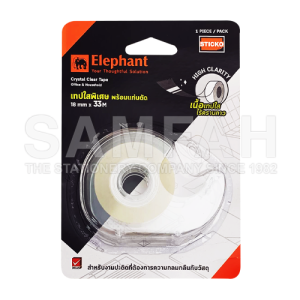 ELEPHANT CLEAR TAPE W DISPENSE