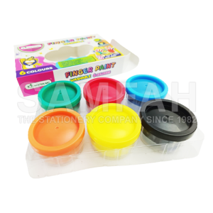 MASTERART FINGER PAINT WASHABLE 6C