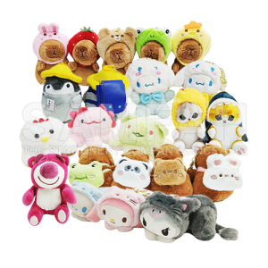 CARTOON PLUSH TOY KEYCHAIN