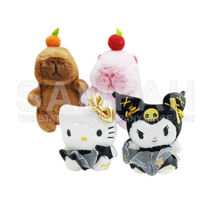 CARTOON PLUSH TOY KEYCHAIN