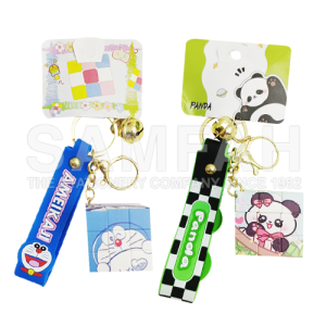 PANDA/ DORAEMON RUBIC CUBE KEYCHAIN