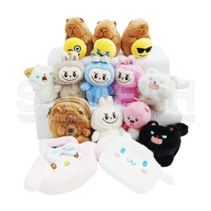 CARTOON PLUSH TOY KEYCHAIN