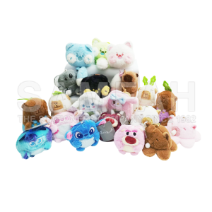 CARTOON PLUSH TOY KEYCHAIN