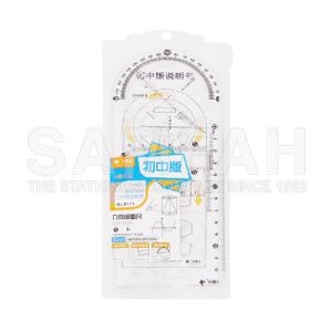 NO.8171 MULTI-USE GEOMETRY RULER SET