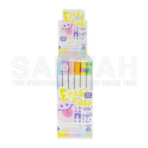 NO.HD57 ERASABLE HIGHLIGHTER 6S