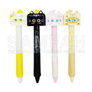 M-6823 0.5 CAT GEL PEN BK