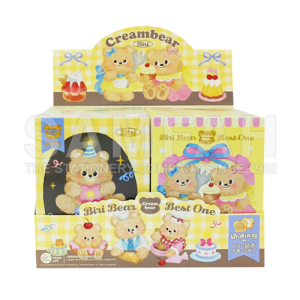 FD81726 CREAM BEAR POCKET NOTEBOOK