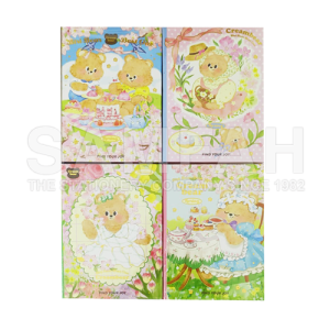 FD82040 CREAM BEAR POCKET NOTEBOOK
