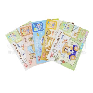 1336 CREAMY BEAR COL.CARD PAPER