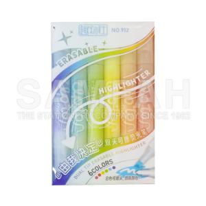 NO.912 ERASABLE HIGHLIGHTER 6S