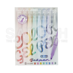 CHOSCH CS-G339-8 COL.GEL PEN 8S