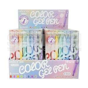 CHOSCH CS-G339-8 COL.GEL PEN 8S