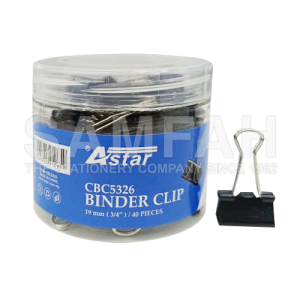 ASTAR CBC5326 19MM BINDER CLIP 40S