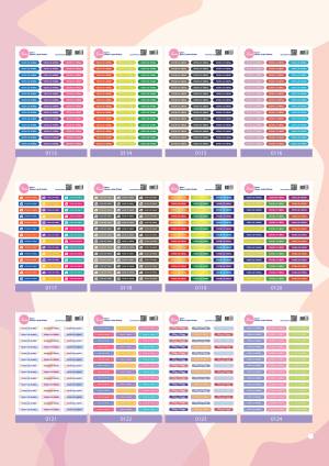 SAM’S CUSTOM NAME LABEL STICKER (PEN & PENCIL USE)