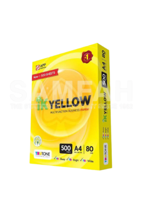 IK YELLOW A4 80GSM PAPER 500S 2