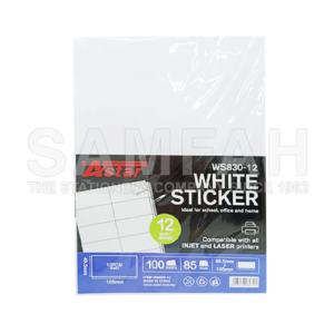 ASTAR WS830-12 WHITE STICKER