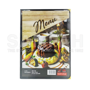 EAST FILE MB114C A4 MENU BOOK