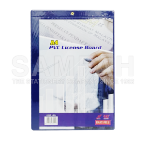 EAST FILE LBA4 PVC LICENSE BOARD