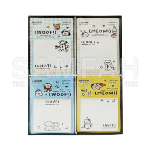 BQT-6051 DOG & CAT STICKY NOTE