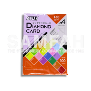 APLUS A4 160GSM DIAMOND CARD 185 PURPLE 100S