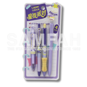 LT-2138TZ 0.5 GEL PEN BK 4S