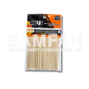 APLUS 10CM ROUND WOOD STICK PLAIN