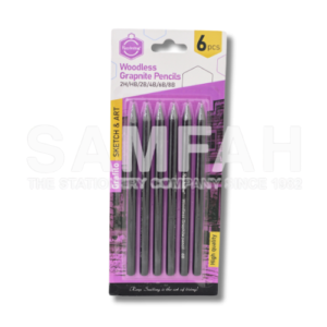 TB-201483 WOODLESS GRAPNITE PENCILS 6S