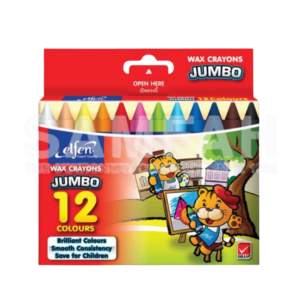 ELFEN 12C JUMBO WAX CRAYONS